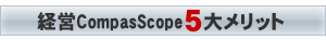 経営CompasScope５大メリット